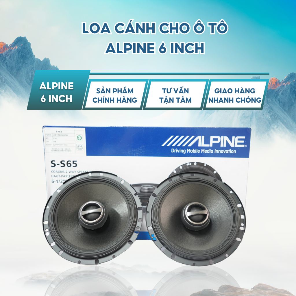 Loa CANH Cho O To ALPINE 6 INCH